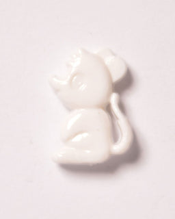 CN15-1 - BUTTONS- LITTLE MOUSE COL 1 WHITE 20L