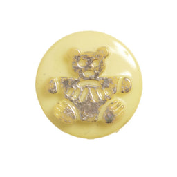 CN17-3 - BUTTONS- BEAR (FOILED) 3 YELLOW 20L