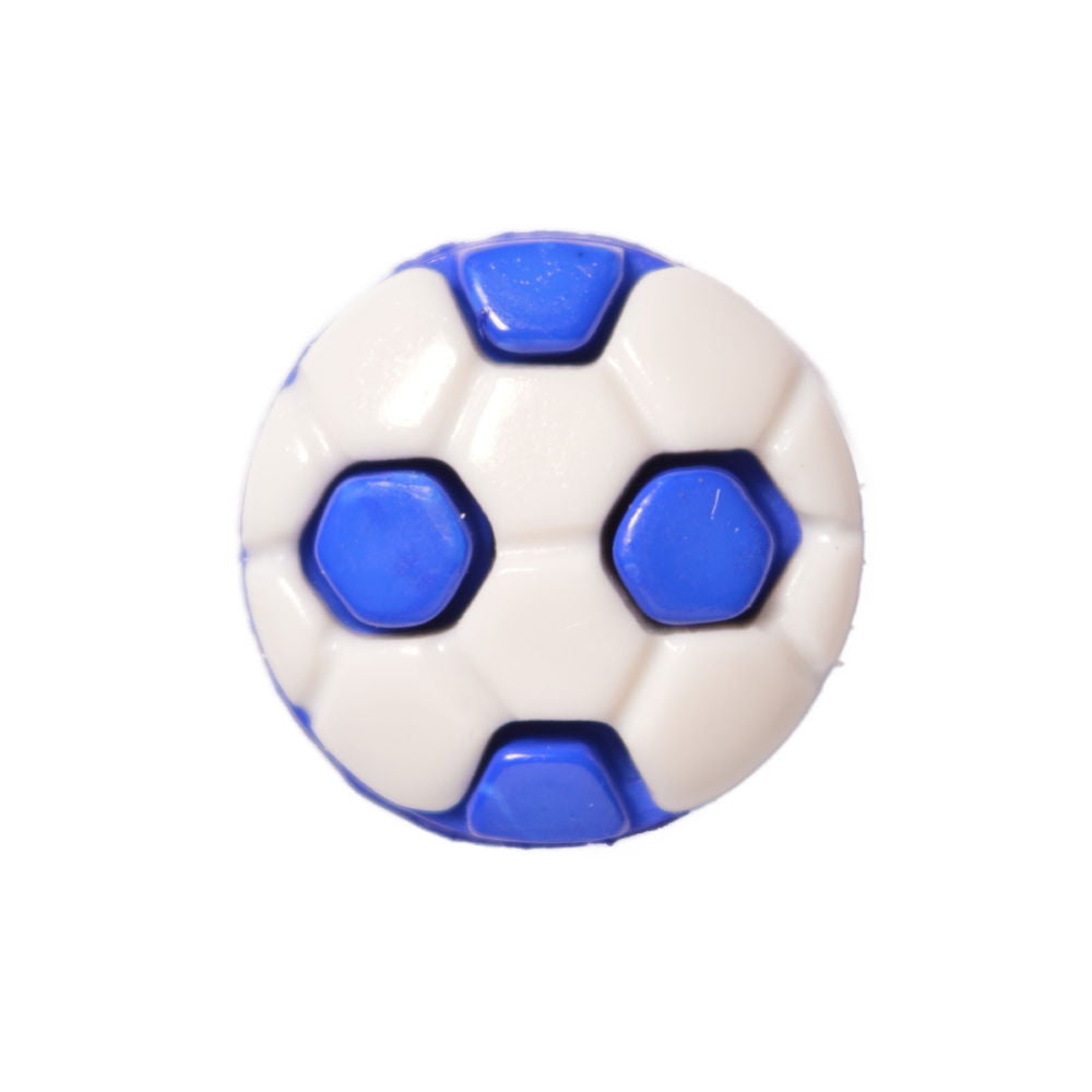CN20-24 - BUTTONS - FOOTBALL COL 24 BLUE 24L