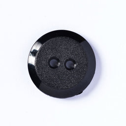 CN202-30-10 - BUTTON 2 HOLE MATT TOP SIZE 30 COL 10 BLACK