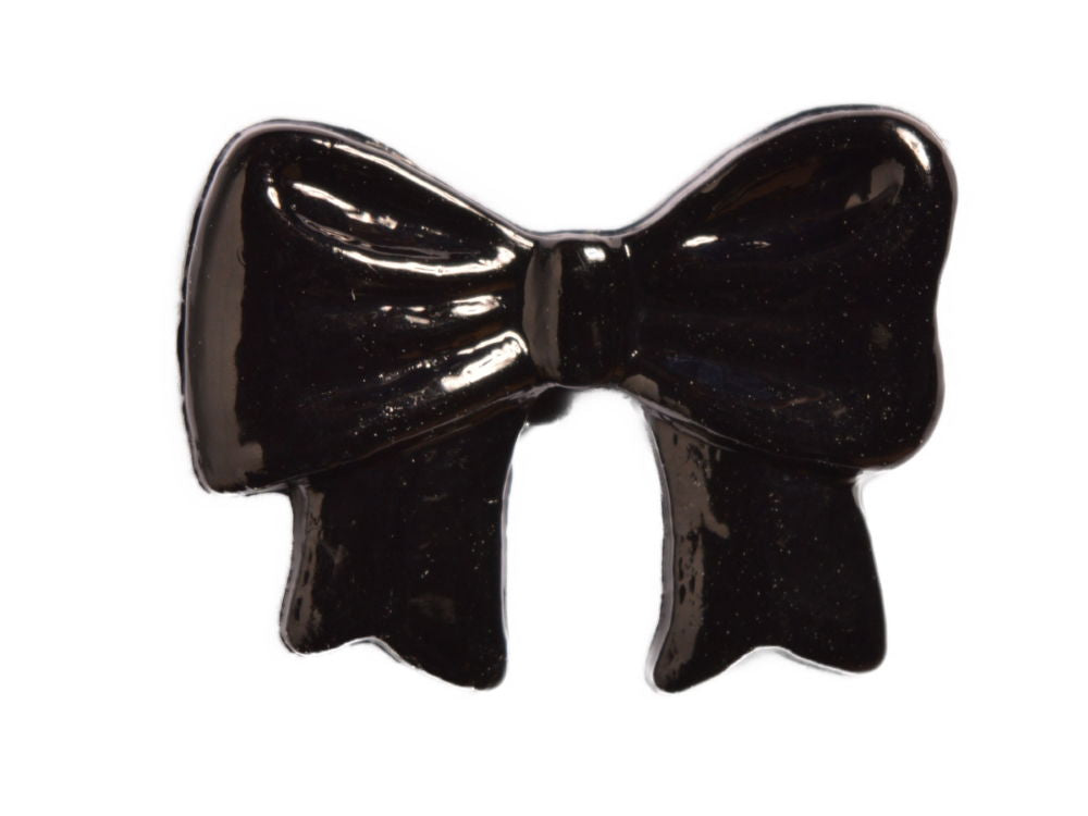 CN27-10 - BUTTONS- BOW COL 10 BLACK 28L