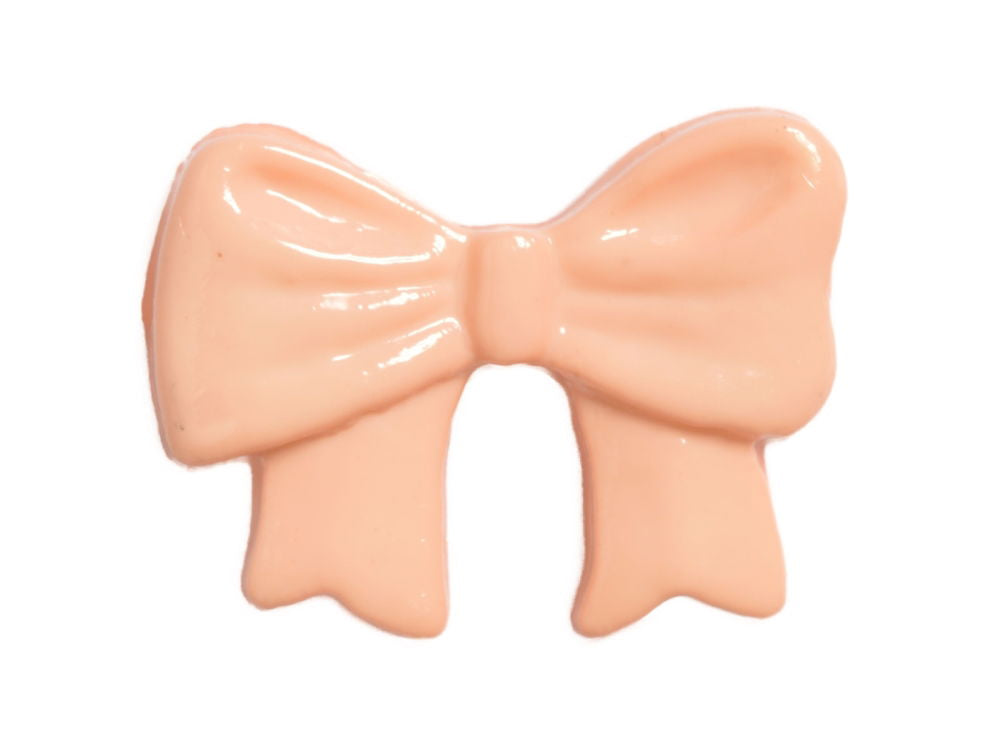 CN27-49 - BUTTONS- BOW COL 49 PEACH 28L