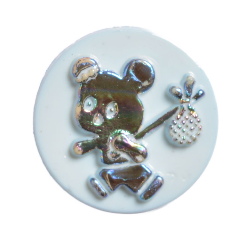 CN29-22 - BUTTONS- PANDA & BAG COL 22 LT.BLUE 22L