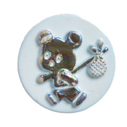 CN29-22 - BUTTONS- PANDA & BAG COL 22 LT.BLUE 22L