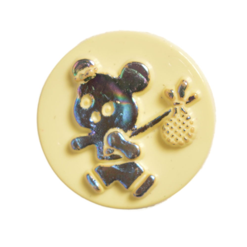 CN29-3 - BUTTONS- PANDA & BAG COL 3 YELLOW 22L