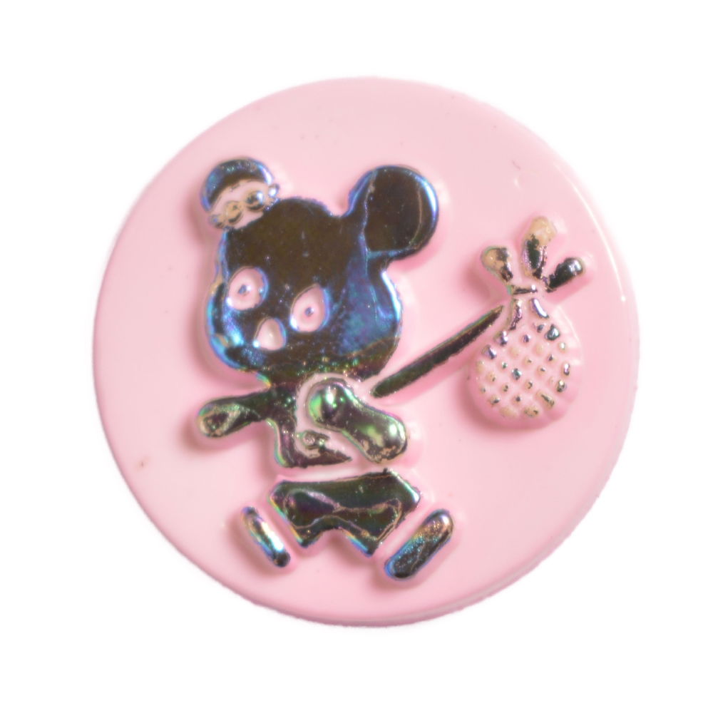CN29-5 - BUTTONS- PANDA & BAG COL 5 PINK 22L