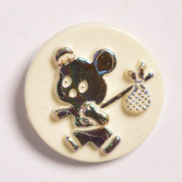 CN29-8 - BUTTONS- PANDA & BAG COL 8 CREAM 22L