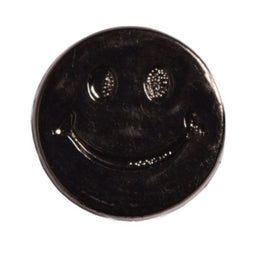 CN32-24L-10 - BUTTONS-SMILEY FACE COL 10 BLACK 24L