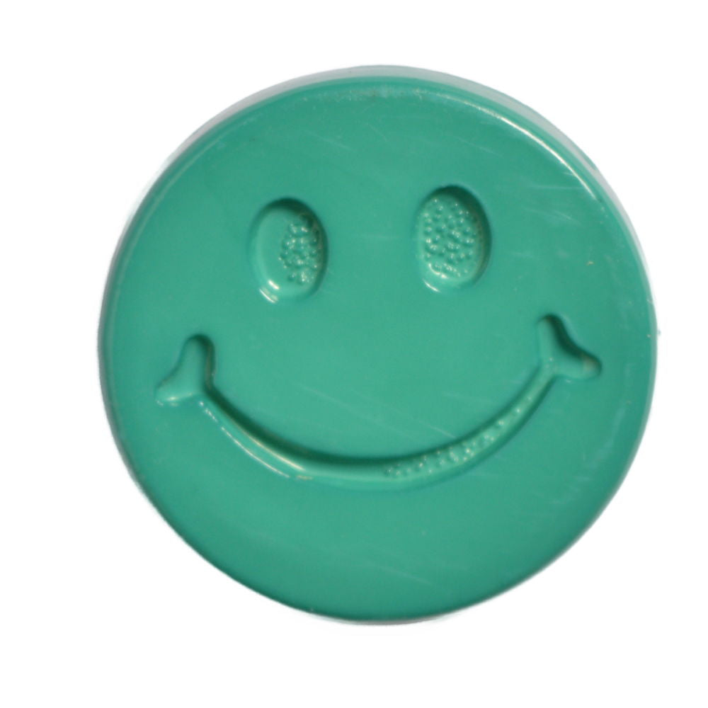 CN32-24L-14 - BUTTONS-SMILEY FACE COL 14 DR.GREEN 24L