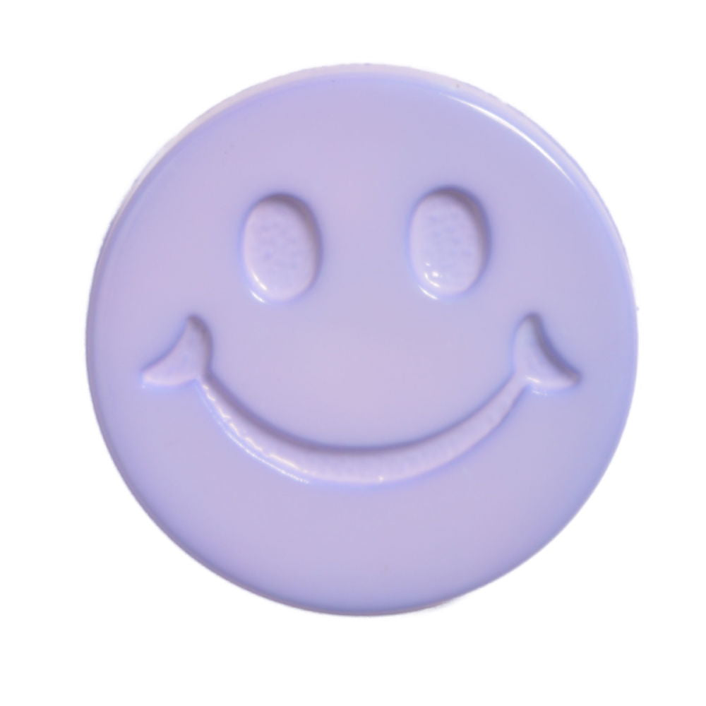CN32-24L-15 - BUTTONS-SMILEY FACE COL 15 LILAC 24L