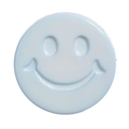 CN32-24L-22 - BUTTONS-SMILEY FACE COL 22 LT.BLUE 24L