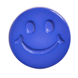 CN32-24L-24 - BUTTONS-SMILEY FACE COL 24 DK.BLUE 24L