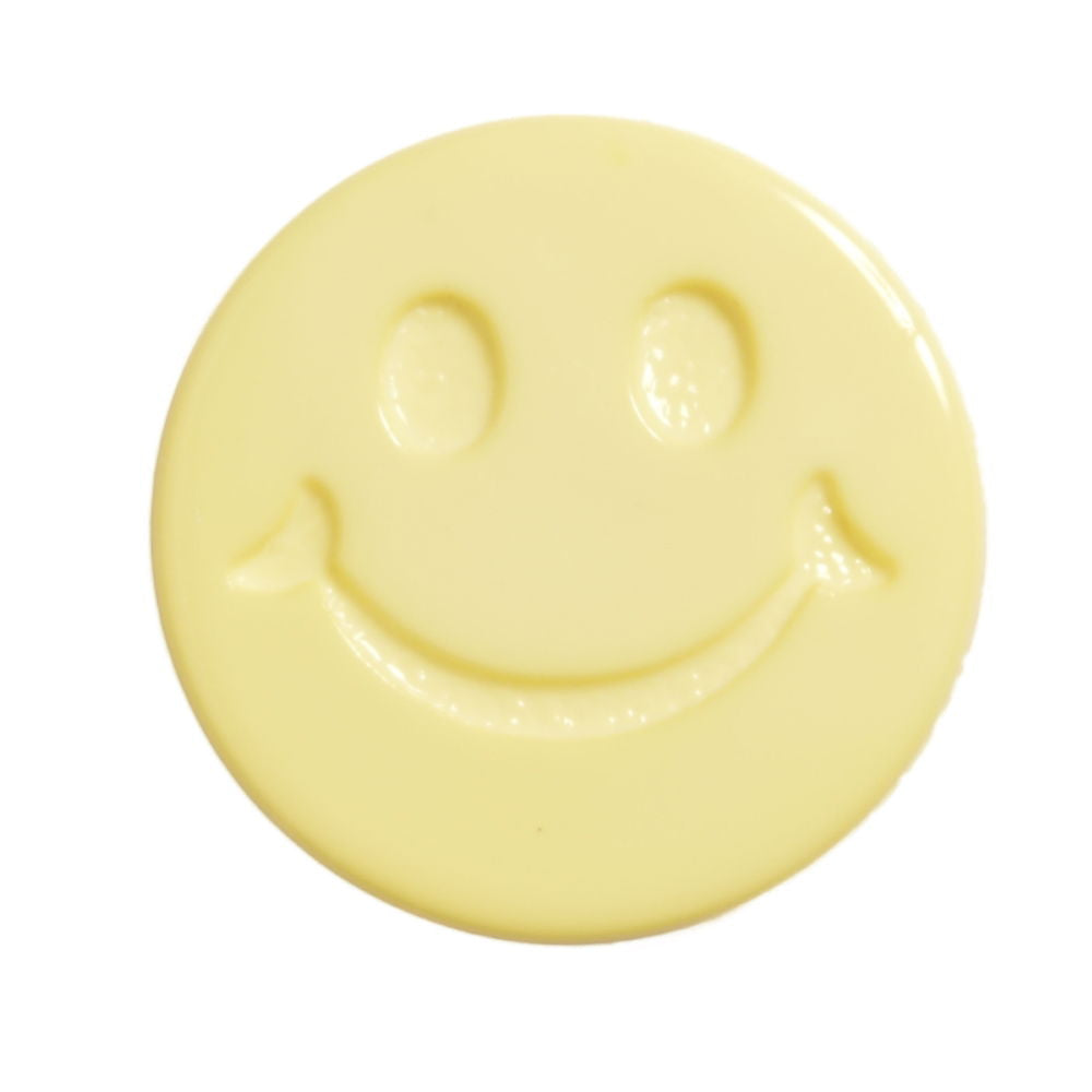 CN32-24L-3 - BUTTONS-SMILEY FACE COL 3 YELLOW 24L
