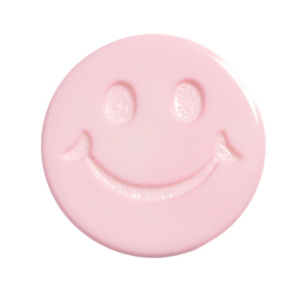 CN32-24L-5 - BUTTONS-SMILEY FACE COL 5 PINK 24L