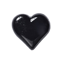 CN33-10 - BUTTONS- HEART SHANK COL 10 BLACK 24L