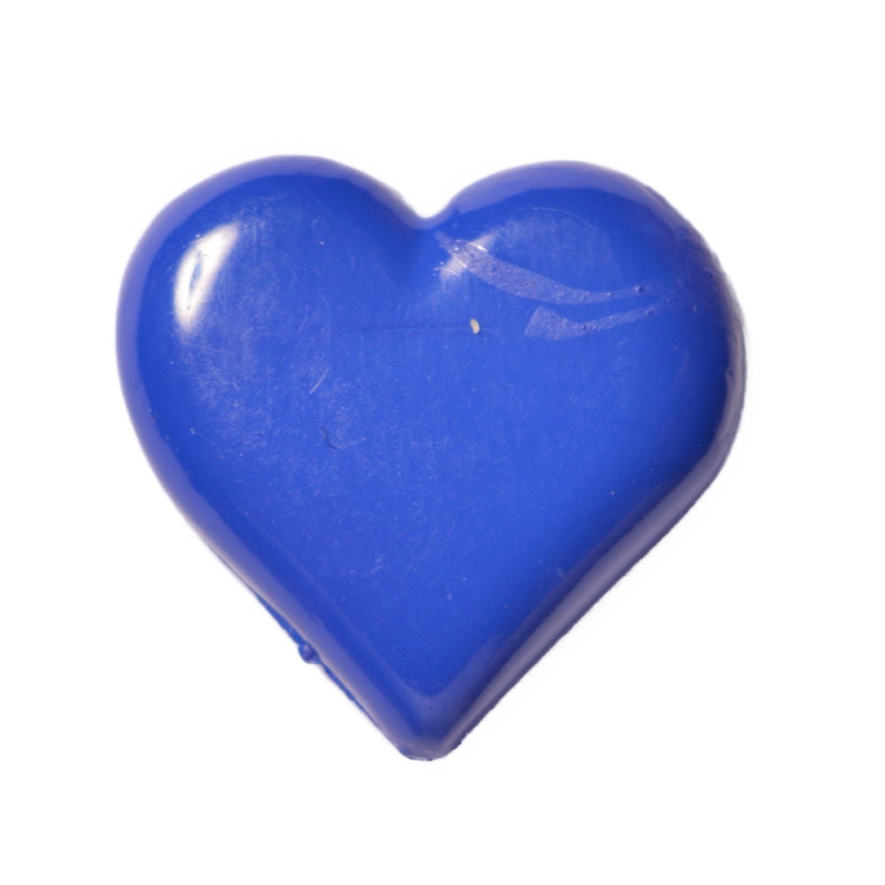 CN33-24 - BUTTONS- HEART SHANK COL 24 DK.BLUE 24L
