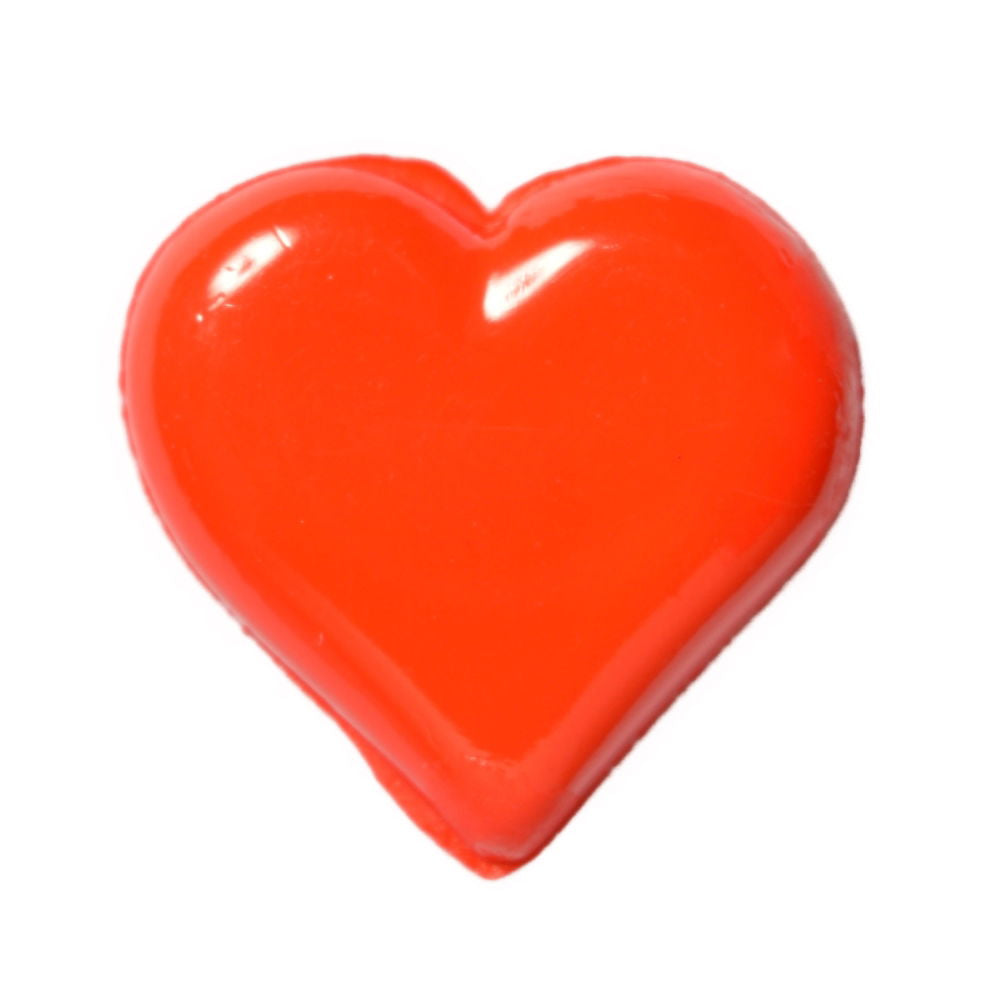 CN33-30 - BUTTONS- HEART SHANK COL 30 RED 24L