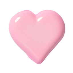 CN33-5 - BUTTONS- HEART SHANK COL 5 PINK 24L