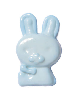CN34-22 - BUTTONS- BUNNY BIG EARS COL 22 LT.BLUE 28L