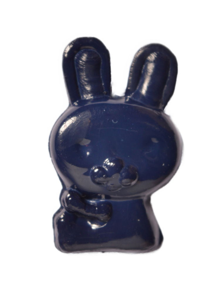 CN34-25 - BUTTONS- BUNNY BIG EARS COL 25 NAVY BLUE 28L