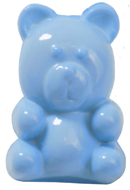 CN35-22 - BUTTONS-SITTING BEAR COL 22 LT.BLUE 22L