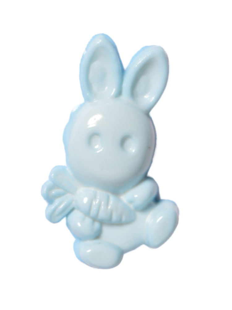 CN36-22 - BUTTONS-BUNNY & CARROT COL 22 LT.BLUE 28L