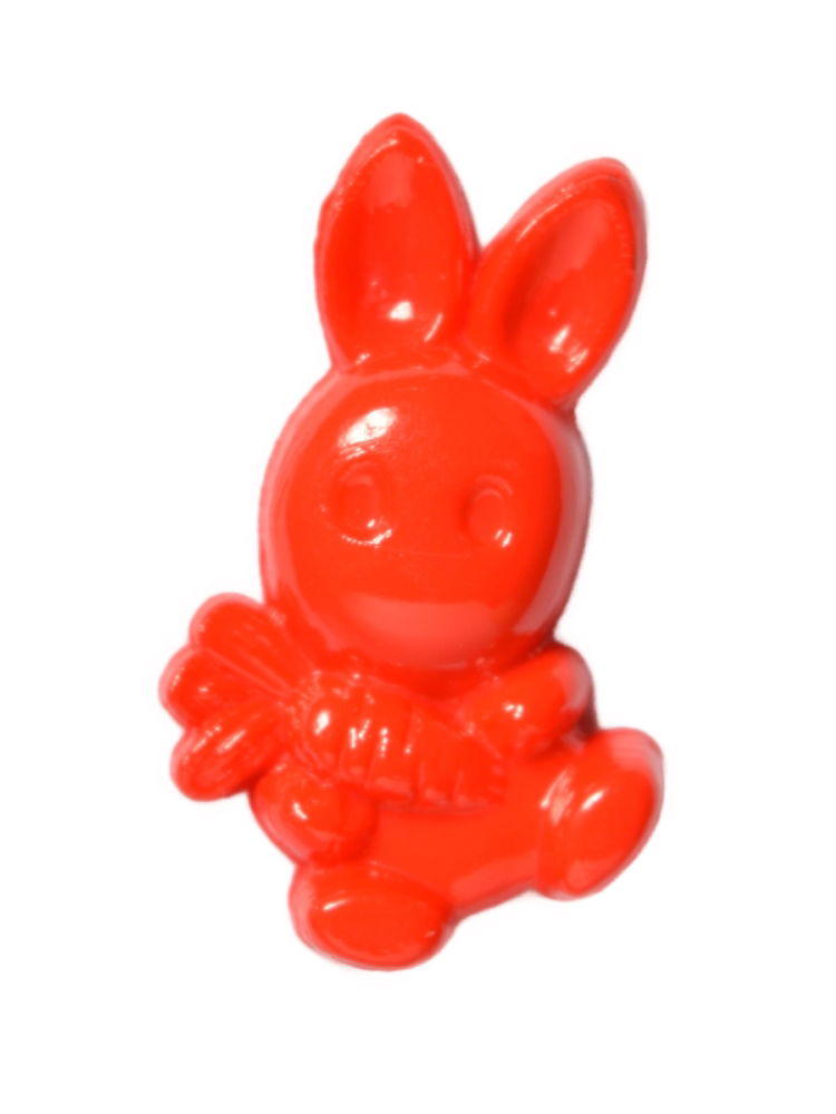 CN36-30 - BUTTONS-BUNNY & CARROT COL 30 RED 28L