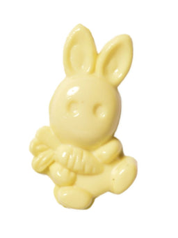 CN36-3 - BUTTONS-BUNNY & CARROT COL 3 YELLOW 28L