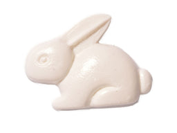 CN4-1 - BUTTONS - BUNNY COL 1 WHITE 28L