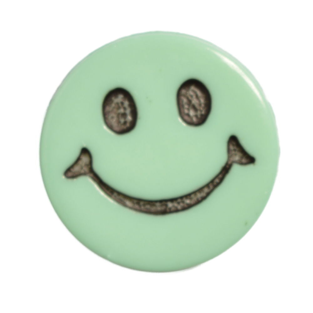CN40-36 - BUTTONS- SMILEY FACE (ETCHED) 36 MINT 24L