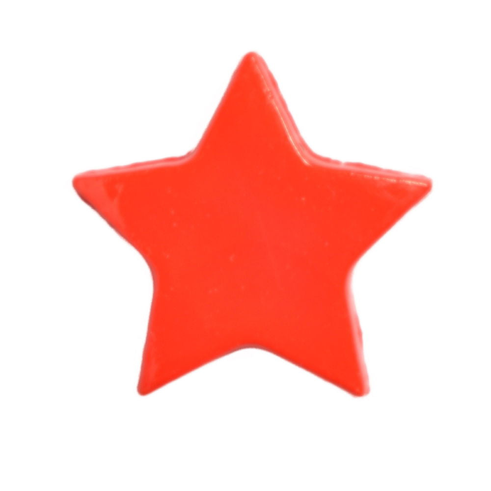 CN41-30 - BUTTONS- STAR COL 30  RED 22L