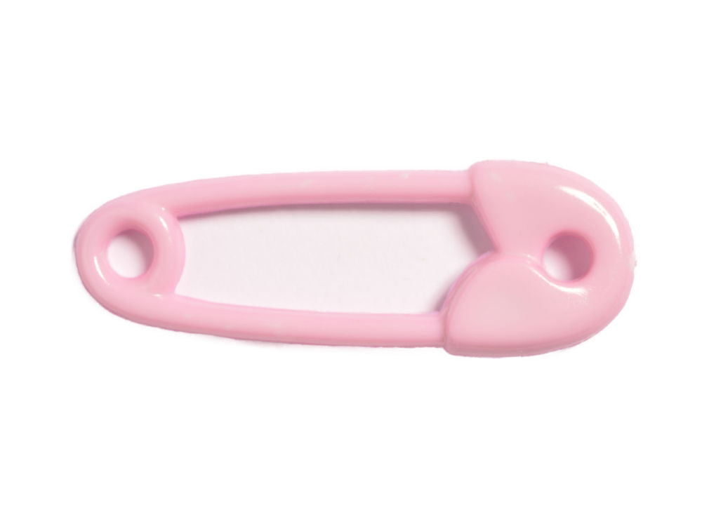 CN42-5 - BUTTONS - NAPPY PIN COL 5 PINK 60L