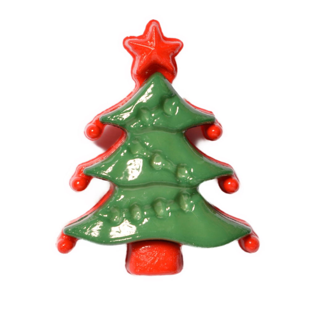 CN43 - BUTTONS - XMAS TREE 34L