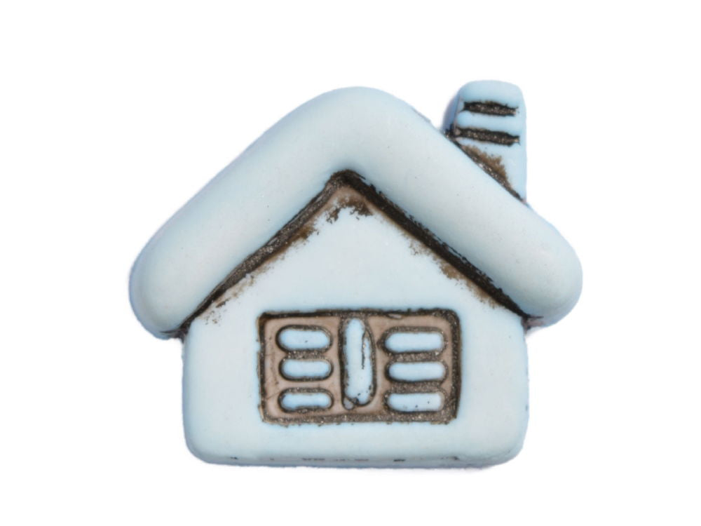CN44-22 - BUTTONS- CHALET (ETCHED) 22 LT.BLUE 26L