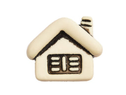 CN44-8 - BUTTONS- CHALET (ETCHED) 8 CREAM 26L