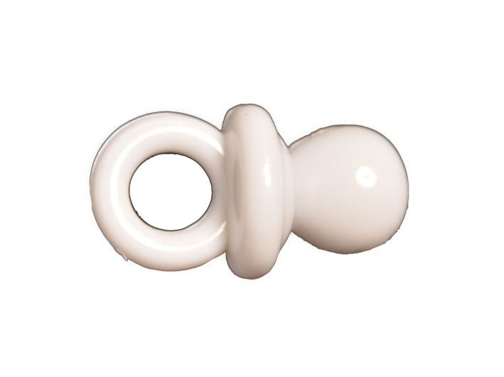 CN45-1 - BUTTONS - BABIES DUMMY COL 1 WHITE 34L