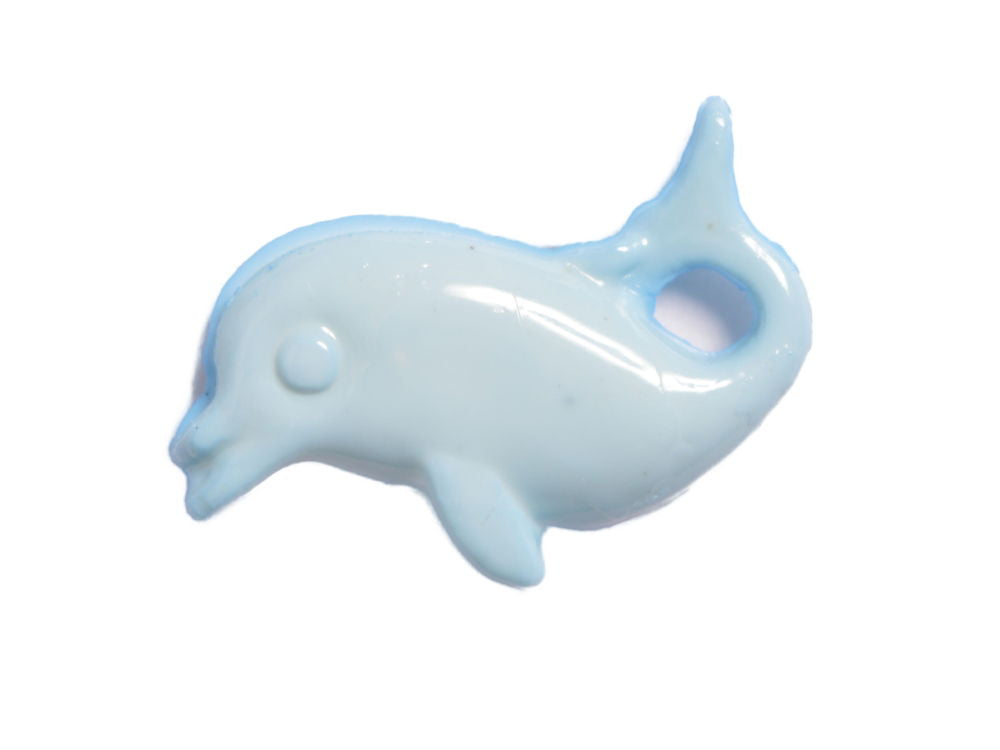 CN47-22 - BUTTONS- DOLPHIN  COL 22 LT.BLUE  26L