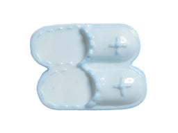 CN49-22 - BUTTONS- SLIPPERS  COL 22 LT.BLUE  28L