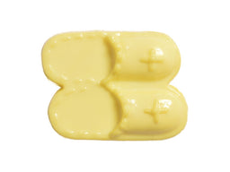 CN49-3 - BUTTONS- SLIPPERS  COL 3 YELLOW 28L