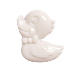 CN63-1 - BUTTONS- BIG DUCK COL 1 WHITE 28L