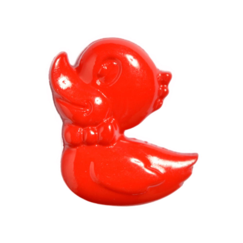 CN63-30 - BUTTONS- BIG DUCK COL 30  RED28L