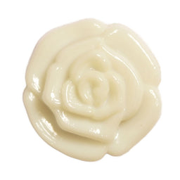 CN72-8 - BUTTONS- SMALL ROSEBUD SHANK COL 8 CREAM 20L