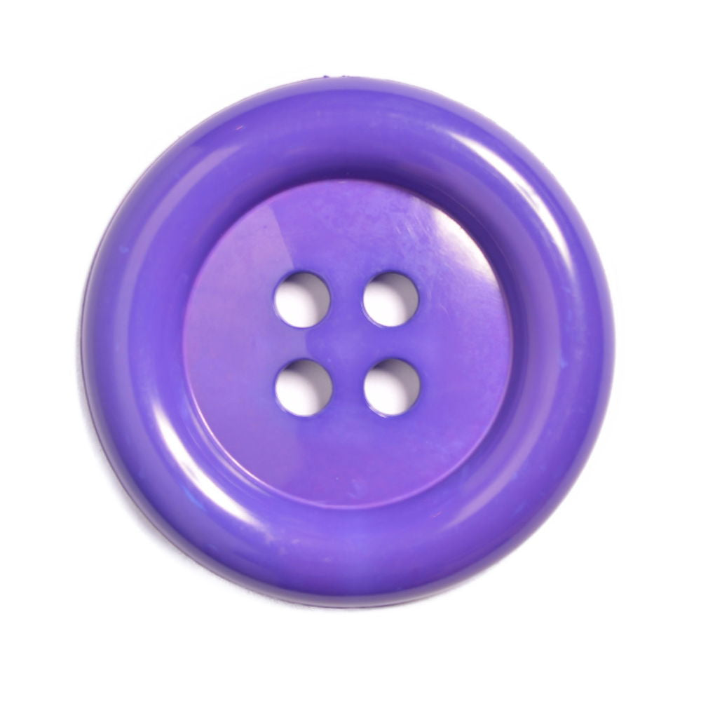 CN75-60-39 - CLOWN BUTTON 4 HOLE SIZE 60 COL 39 PURPLE (10PCS)