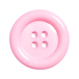 CN75-60-5 - CLOWN BUTTON 4 HOLE SIZE 60 COL 5 PINK (10PCS)