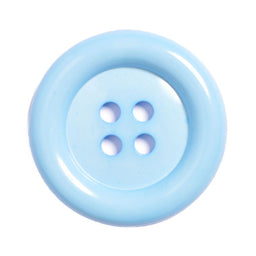 CN75-80-22 - CLOWN BUTTON 4 HOLE SIZE 80 COL 22 LT BLUE (10PCS)