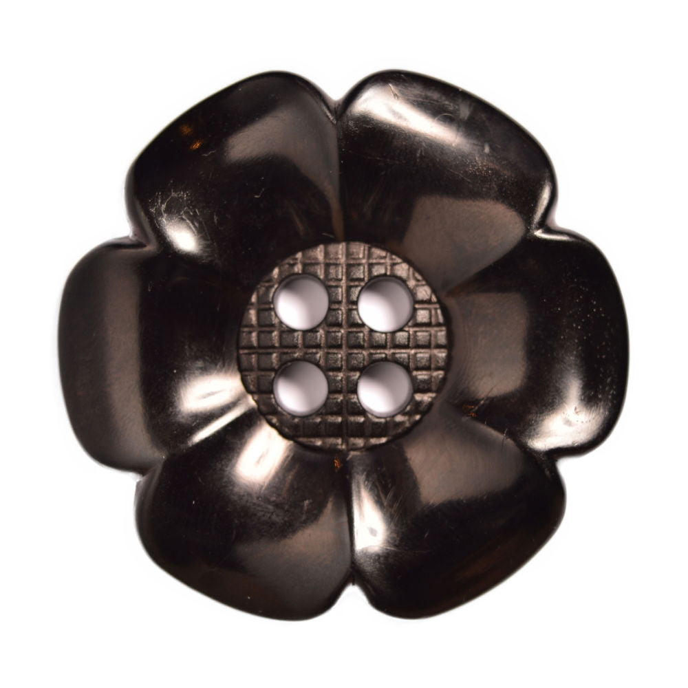 CN77-100-10 - LARGE DAISY 4 HOLE SIZE 100 COL 10 BLACK (10PCS)