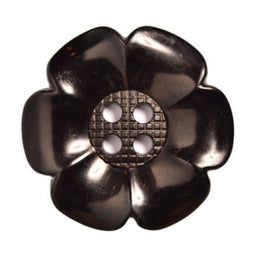 CN77-100-10 - LARGE DAISY 4 HOLE SIZE 100 COL 10 BLACK (10PCS)