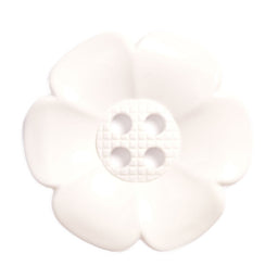 CN77-100-1 - LARGE DAISY 4 HOLE SIZE 100 COL 1 WHITE (10PCS)