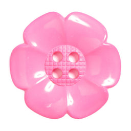CN77-100-43 - LARGE DAISY 4 HOLE SIZE 100 COL 43 MID PINK (10PCS)
