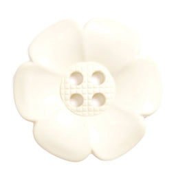 CN77-100-8 - LARGE DAISY 4 HOLE SIZE 100 COL 8 CREAM (10PCS)